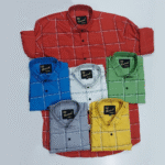Shirt cotton-twill checkered 1478