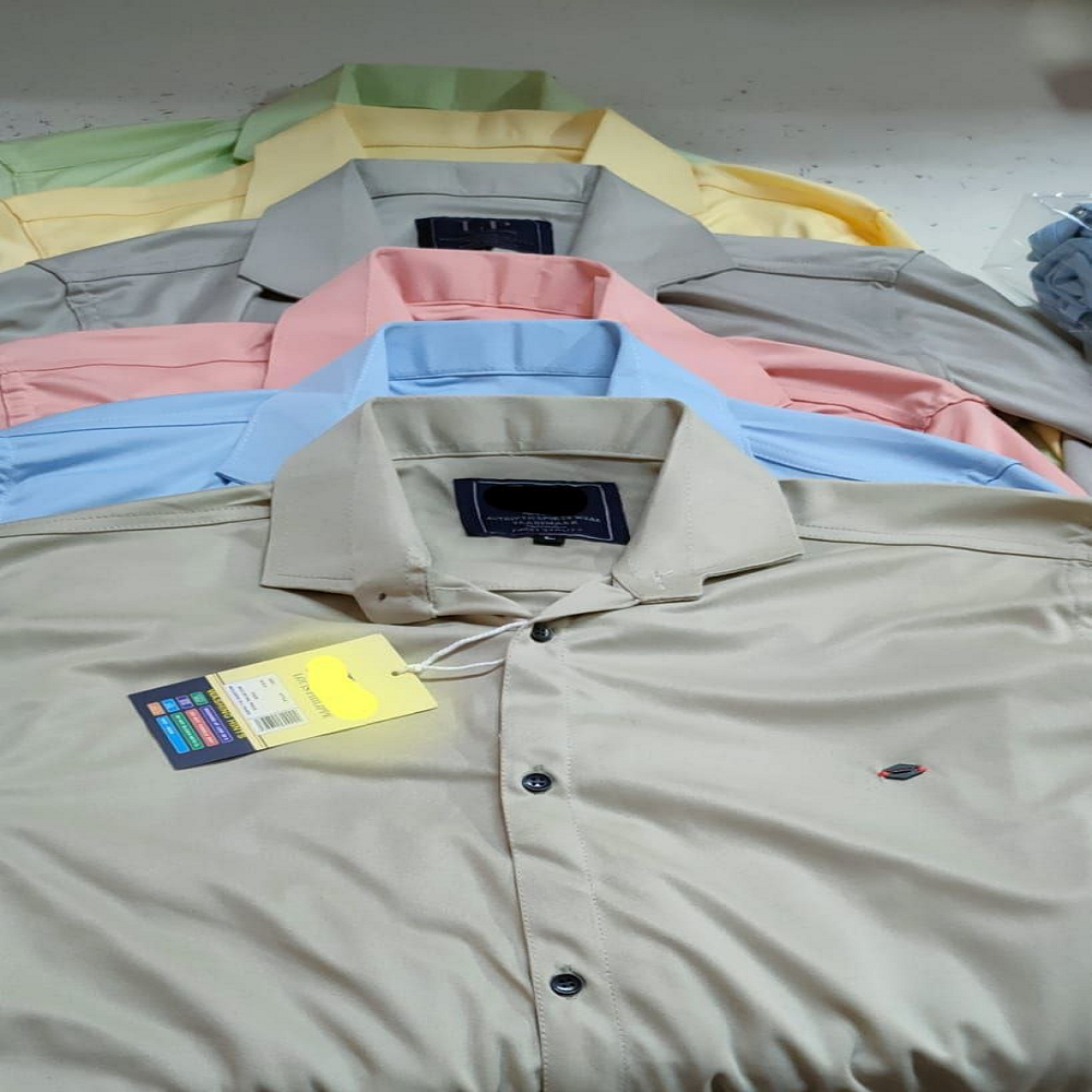 Shirt Lycra Plain 1078