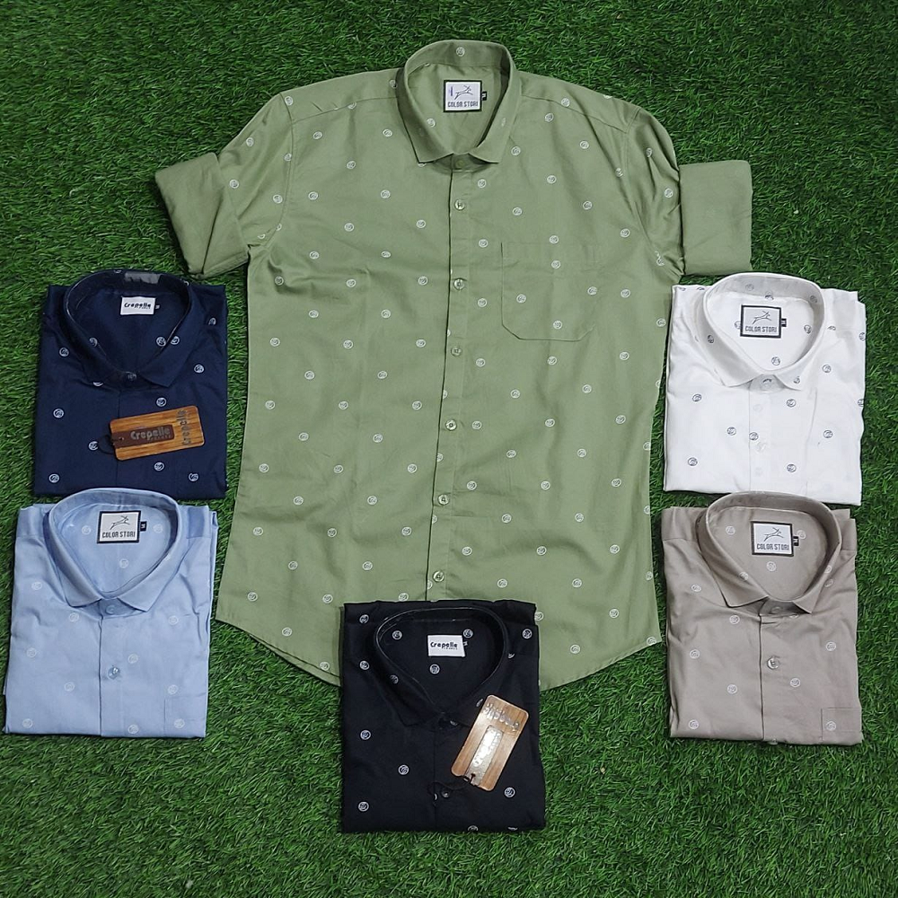 Shirt cotton-twill printed 1252