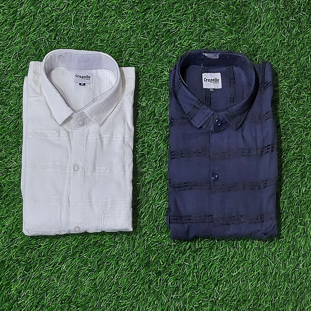 Shirt cotton self-weft-patta 1228
